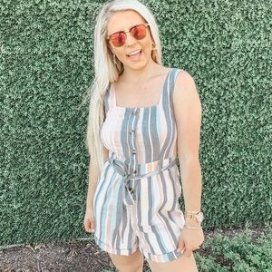 Striped Romper